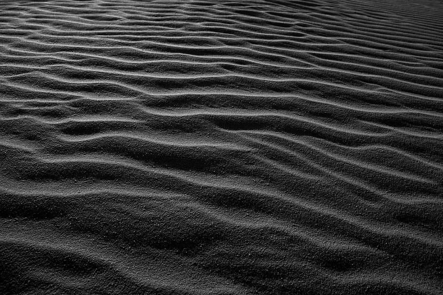 areia, deserto, duna, preto, branco, áfrica, quente, preto e branco, saara, árido