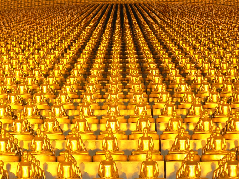 pagoda dhammakaya, lebih dari, juta, Buddha, emas, agama Buddha, wat, phra dhammakaya, kuil, thailand