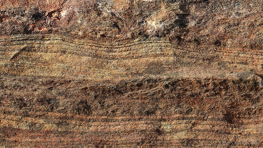 roca sedimentaria, estratos, capas, antigua, formación geológica, natural, piedra, fondo, fotograma completo, fondos