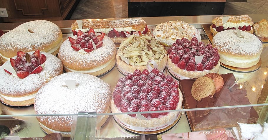 Patisserie, Baked Goods, Pastry, Tasty, delicious, icing, cake, food, eat, snack