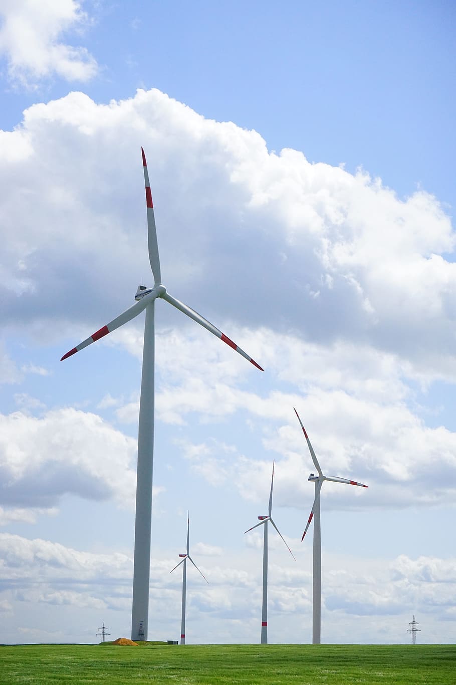 Energía eólica, windräder, energía, medio ambiente, corriente, viento, generación de energía, turbina eólica, ecológica, hélice