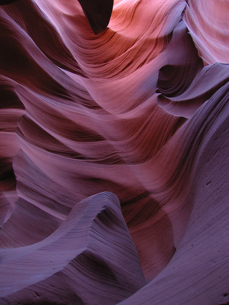 ranura del cañón, cañón del antílope inferior, arizona, luz, sombra, colorido, erosión, navajo, cañón, naturaleza