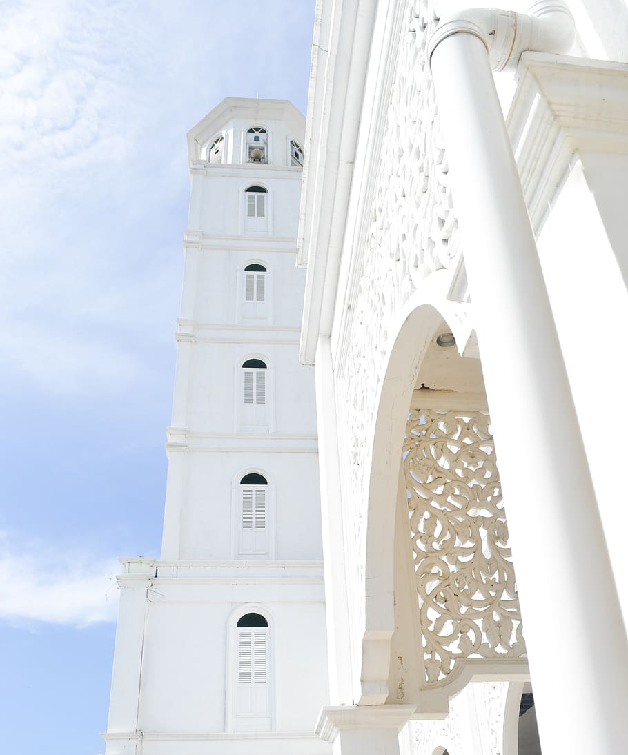 branco, mesquita, arquitetura, religião, viagem, muçulmano, mármore, ramadã, turismo, construção