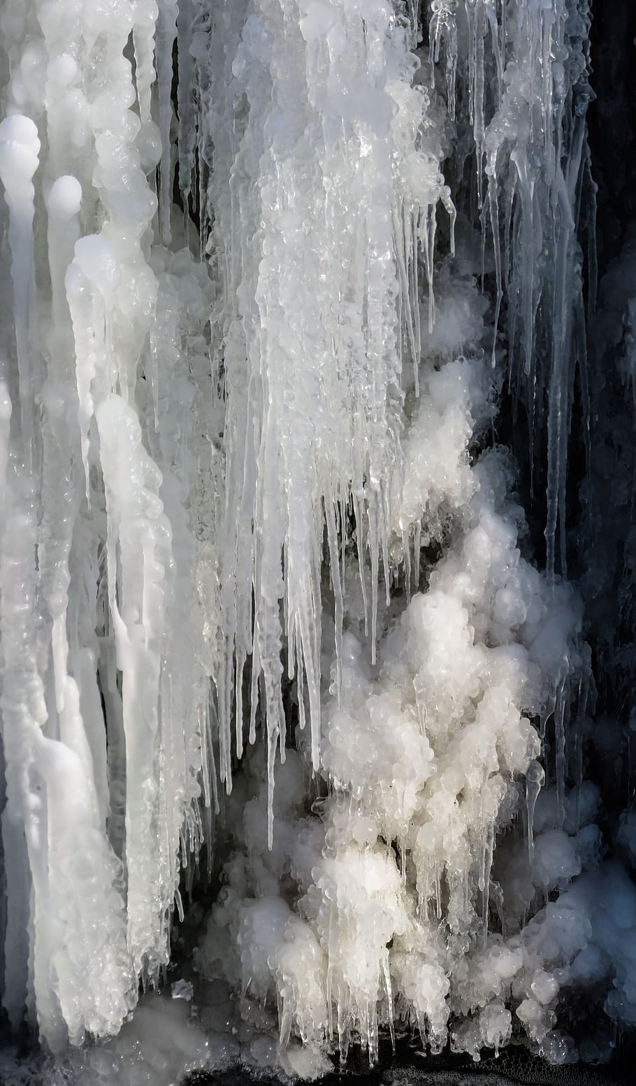 icicles ahead, nature, waters, waterfall, ice, winter, time of year, icicle, frozen, cold