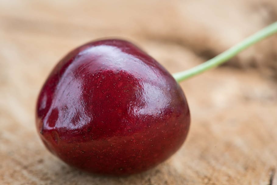 selective, focus photo, grape, cherry, sweet cherry, fruit, sweet, red, delicious, healthy