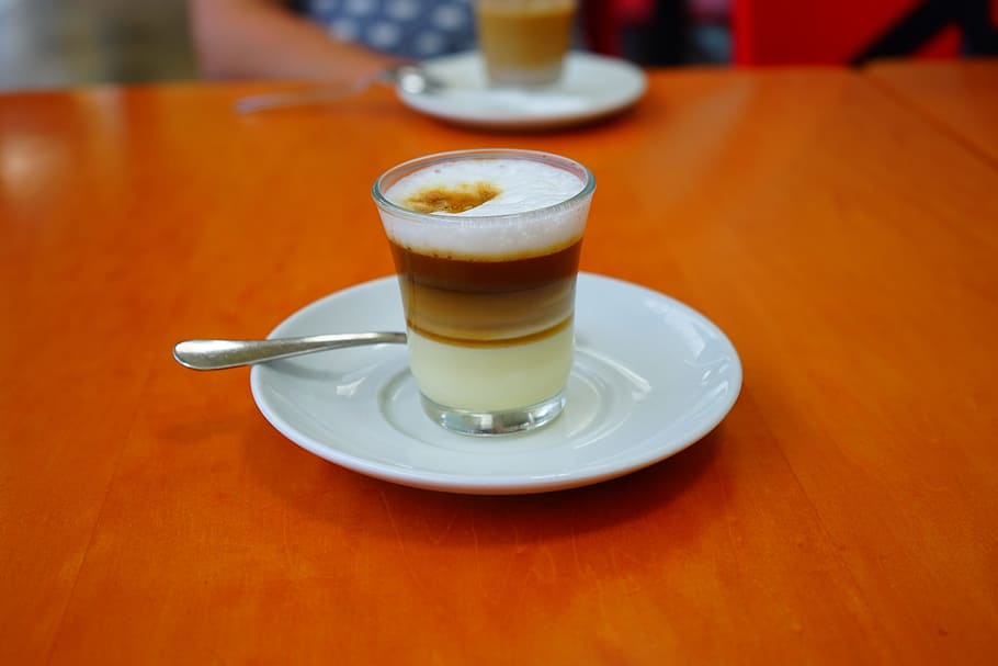 zaperoco, espresso, canarian espresso, coffee, coffee recipe, drink, glass, cup, saucer, food and drink