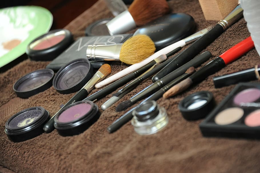makeup, kecantikan, wajah, mode, glamor, Produk kecantikan, make-up, eyeshadow, merchandise, Make-Up Brush