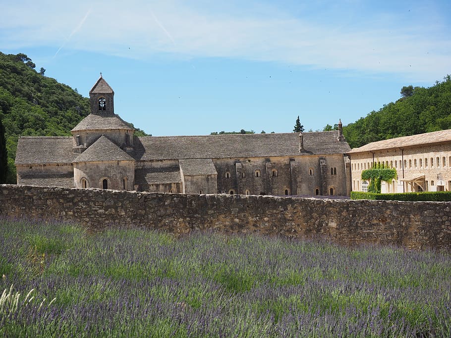 Abbaye De Sénanque, Monastery, Abbey, notre dame de sénanque, the order of cistercians, gordes, vaucluse, france, cistercian monks, sénanque abbey