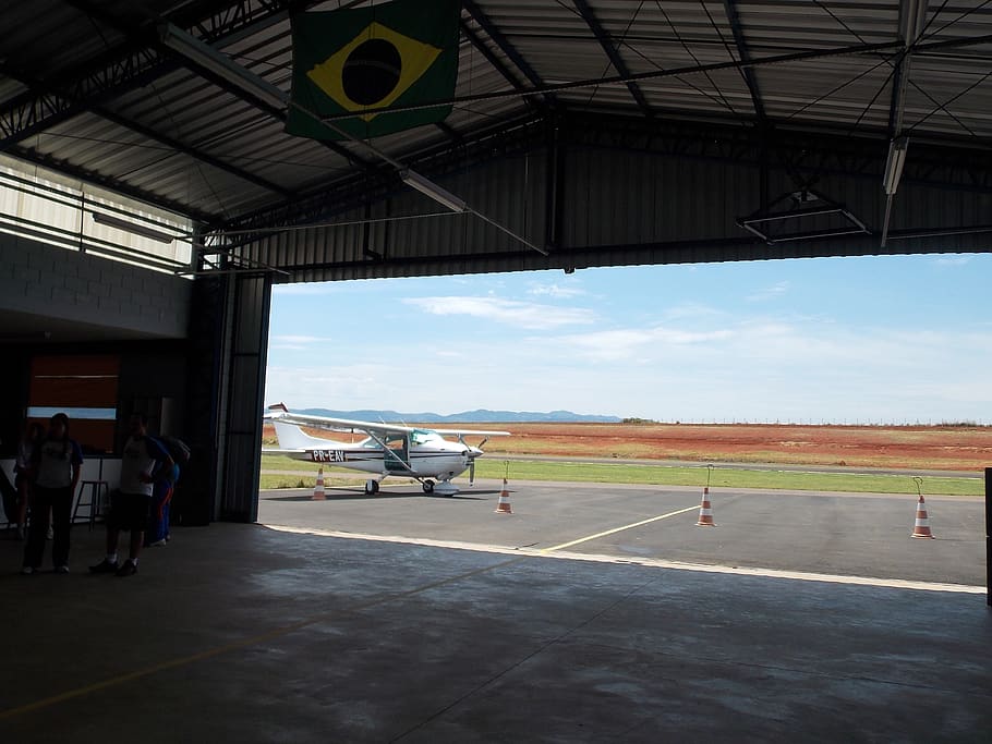 avión, brasil, volador, paseo, paracaídas, aeropuerto, transporte, vehículo aéreo, cielo, modo de transporte