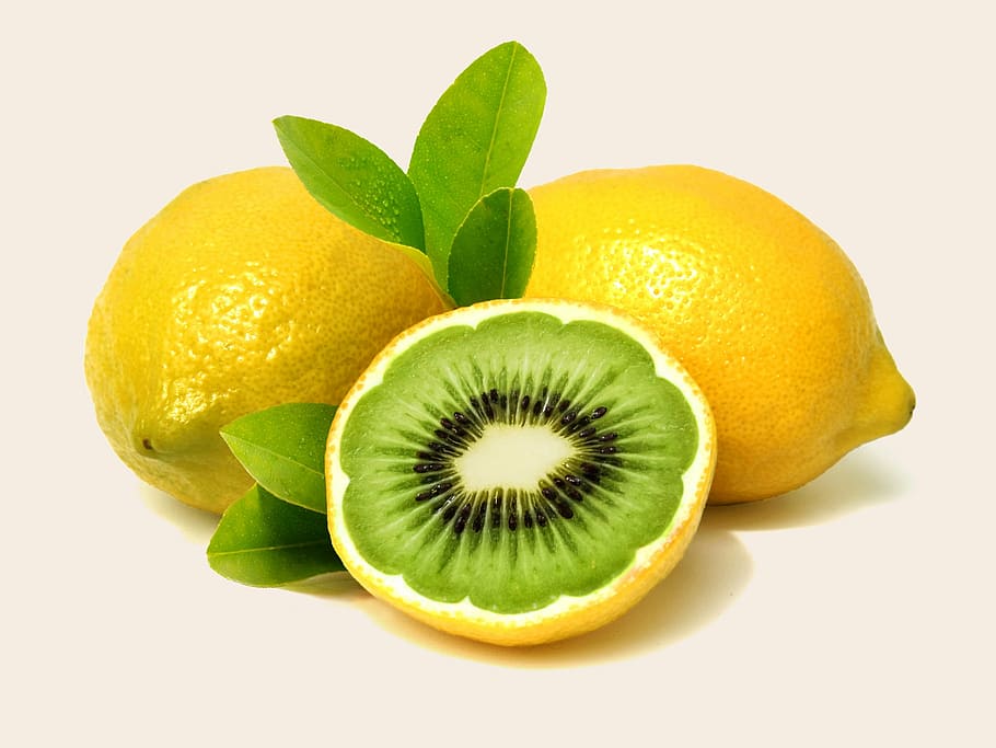 yellow lemon fruits, lemons, kiwi, kiwi lemons, kiwi lemon, lemon kiwi, fruit, fruits, delicious, eat