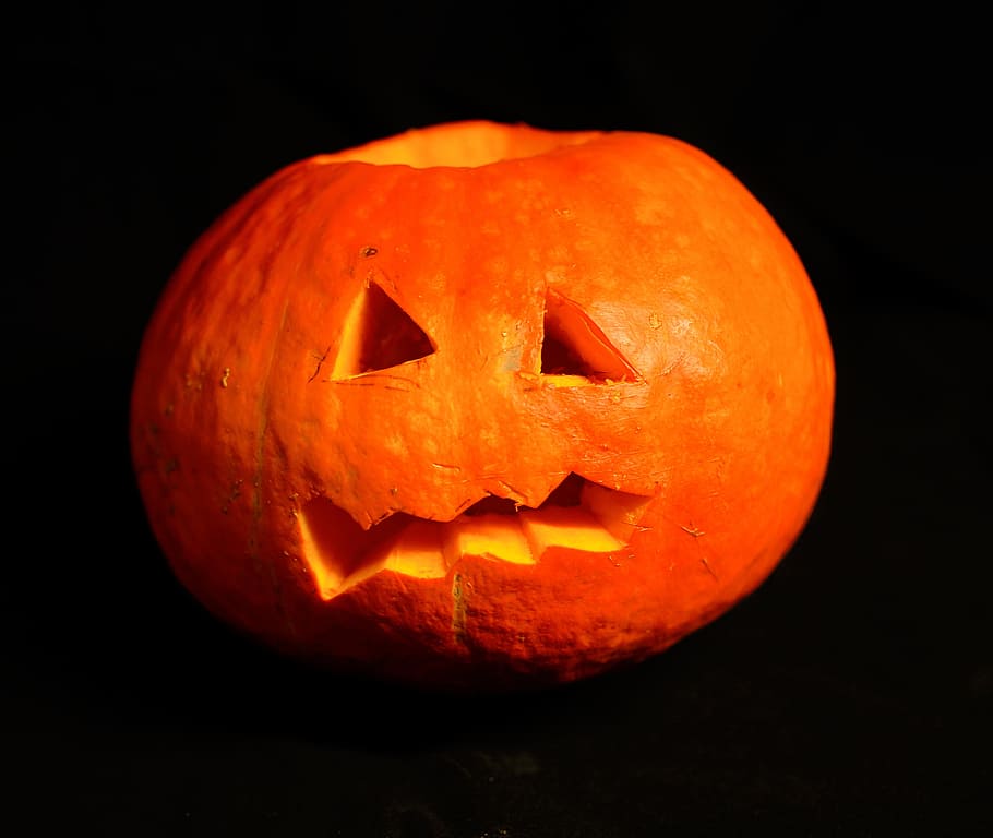 halloween, pumpkin, orange, pumpkins autumn, autumn, gourd, deco, nature, face, pumpkin small