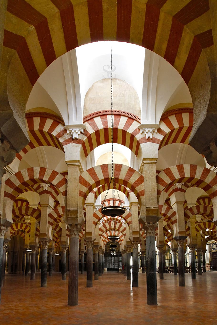 rojo, beige, edificio, interior, arquitectura, mezquita, árabe, cultura, musulmanes, religiosos