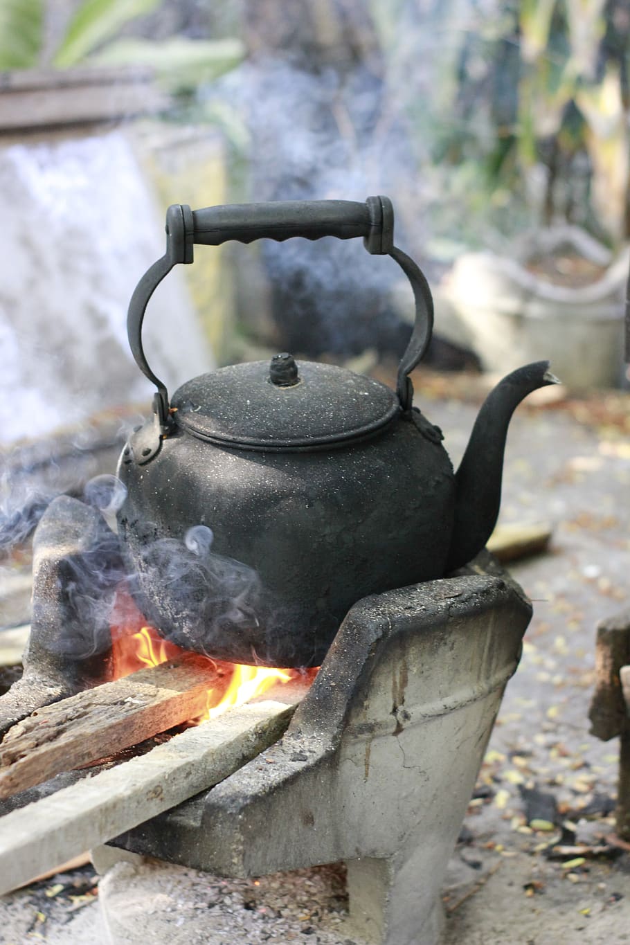 boil water, water, kettle, beverage, hot, tea, heat - temperature, burning, flame, metal