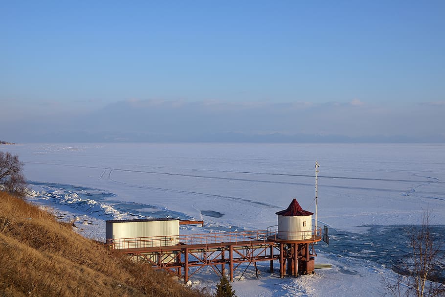 Baikal, lago, paisaje, agua, cielo, mar, pintorescos - naturaleza, naturaleza, belleza en la naturaleza, arquitectura