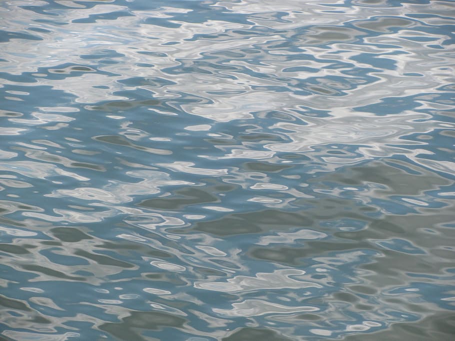 agua, água, superfície da água, lago, reflexões, textura, planos de fundo, azul, mar, líquido