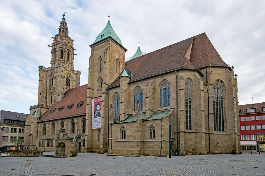 saint kilian's church, heilbronn, baden württemberg, germany, places of interest, culture, building, architecture, church, faith