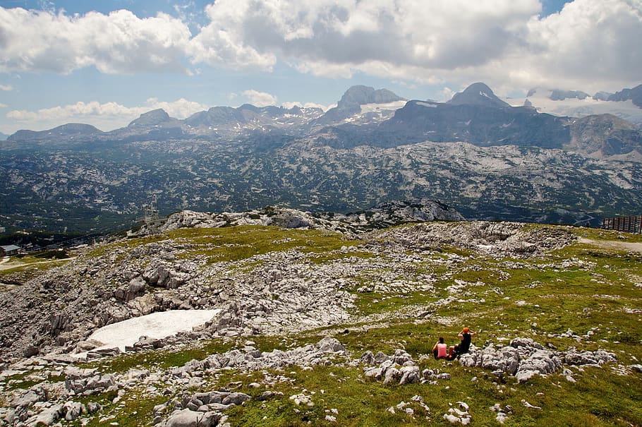 dachstein, austria, alps, alpine, top, summer, mountains, panorama, glacier, tourism