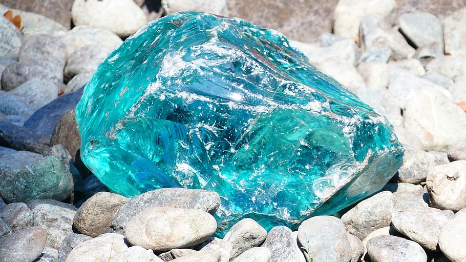 stone, blue, stones, deco, light, turquoise, solid, rock, rock - object, stone - object