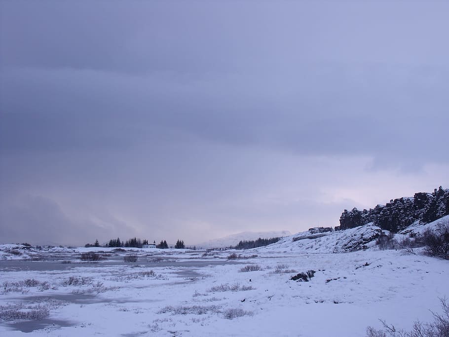 アイスランド Thingvellir 冬 雪 氷 寒さ 白 霜 自然 凍結 Pxfuel