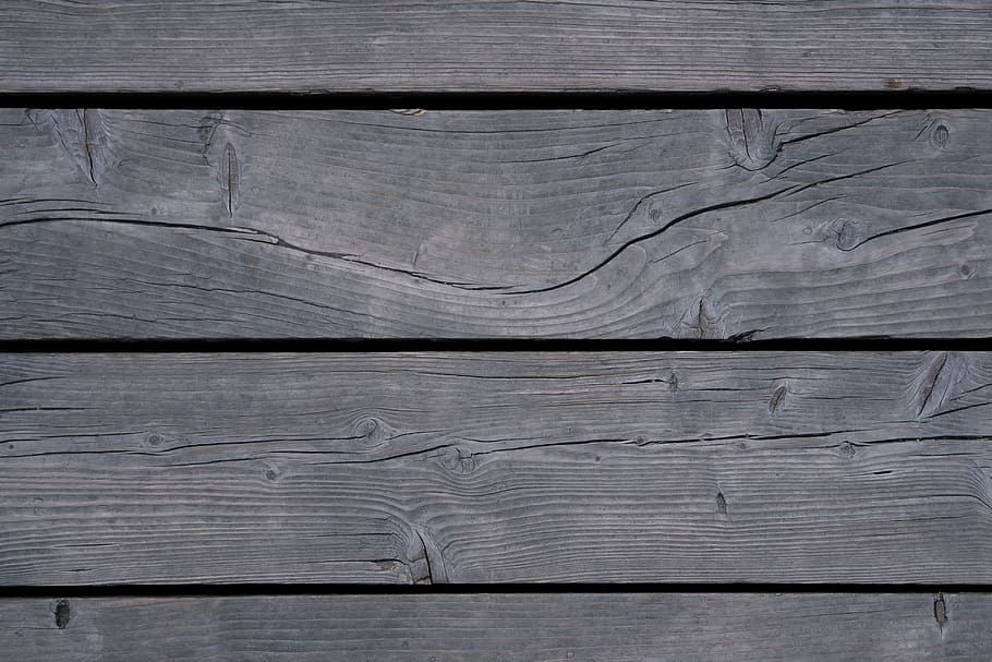 gray, wooden, pallet flooring, wood, texture, horizontal, old, pattern, rough, material