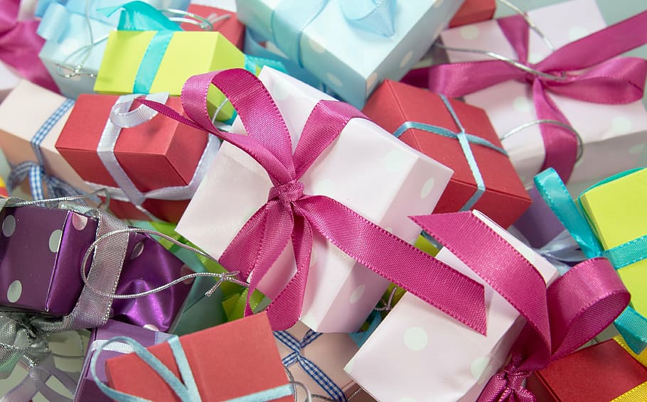 banyak kotak hadiah, hadiah, paket, putaran, dibuat, natal, festival, dekorasi natal, kemasan, belanja natal