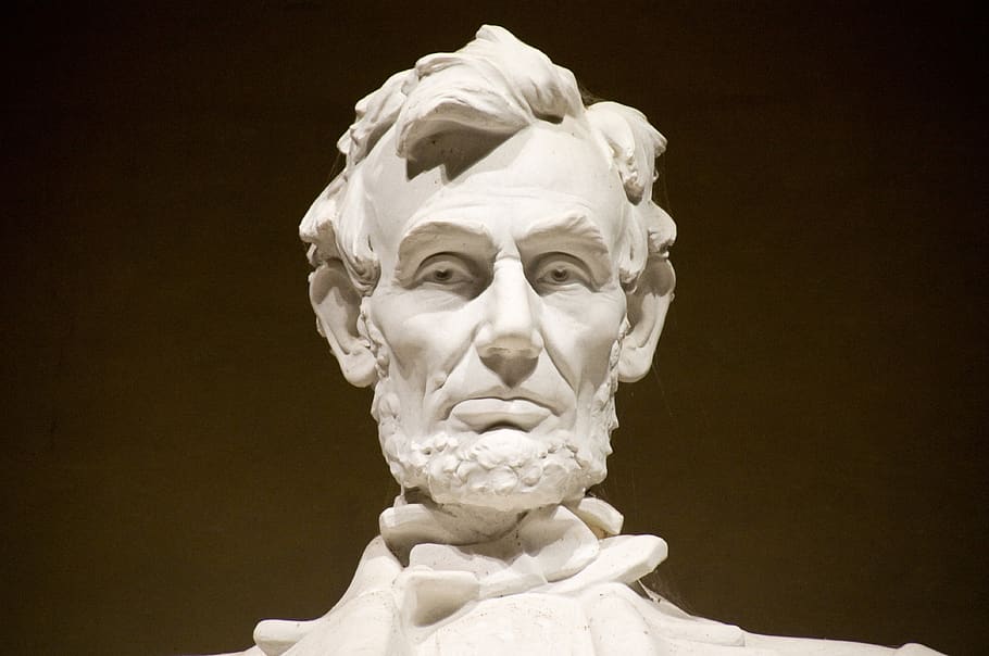 abraham lincoln memorial, abe, abraham lincoln, man, person, face, america, president, usa, united states