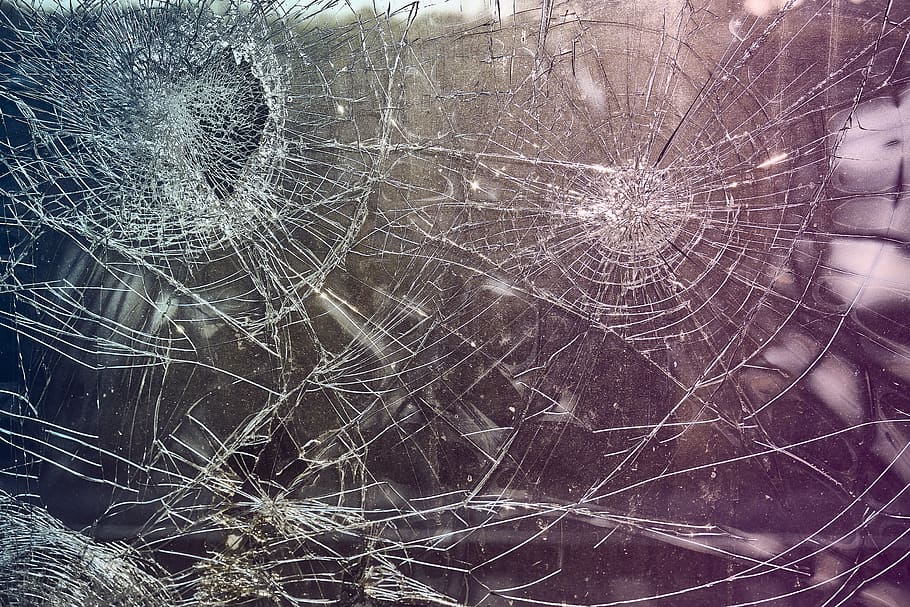 disc, shard, luck, vandalism, glass breakage, broken, damage, glass, window pane, fragile
