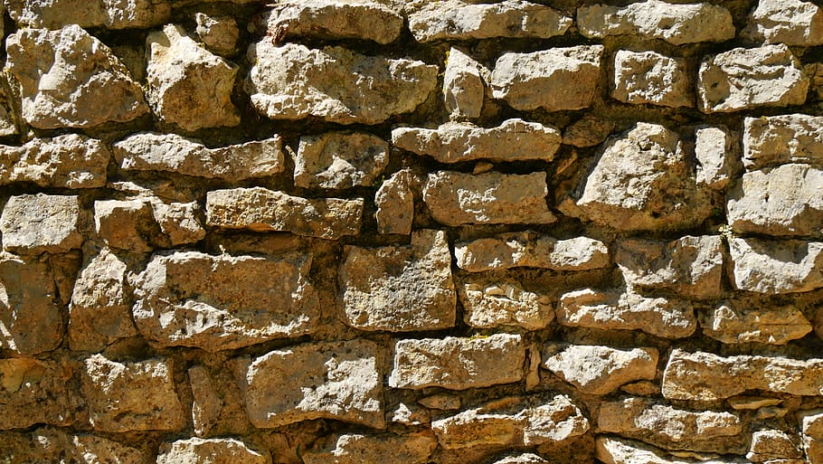 wall, masonry, stone wall, old, castle, ruin, castle wall, stone, background, surface