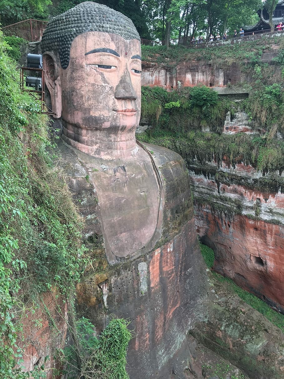 Giant Buddha, Sichuan, China, southwest china, sichuan province, holiday, travel, subtropics, buddha, statue