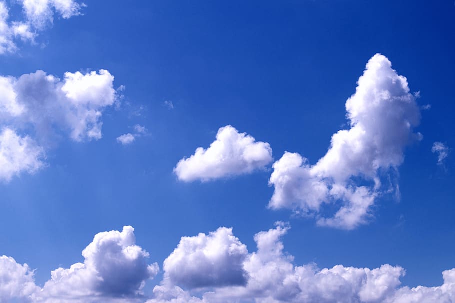 sky, clouds, weather, blue, air, summer, sun, sunny, cloud - sky, cloudscape