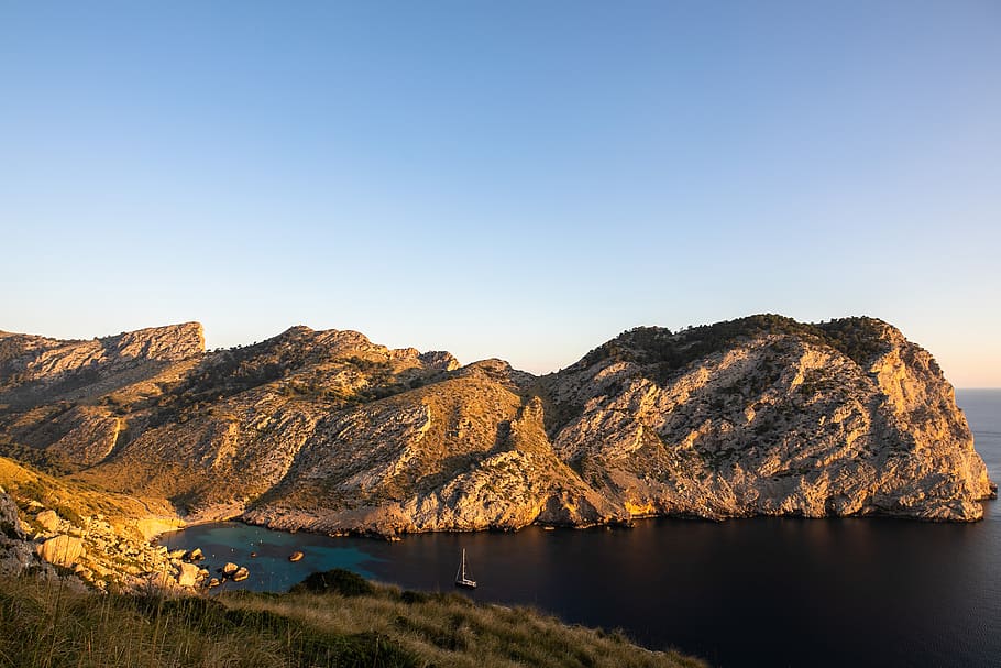 landscape, mallorca, epic, nature, beautiful landscape, isles, aerial view, aerial footage, drone pictures, sunrise