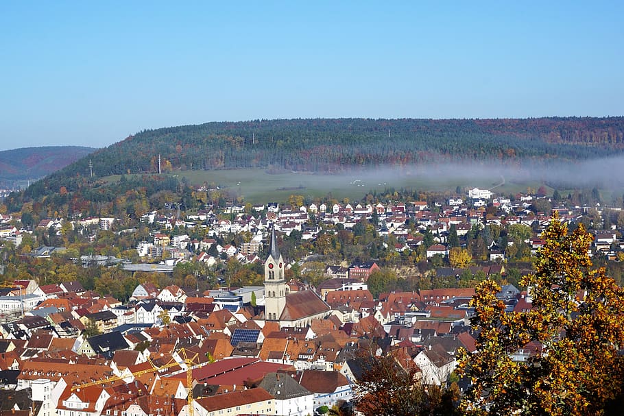 autumn, hike, tuttlingen, honing mountain, honing castle, germany, europe, travel, holiday, november