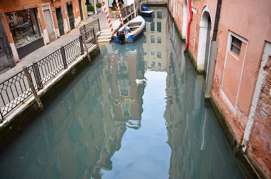 Venecia, góndola, Italia, viajes, Europa, agua, barco, canal, romántico, veneciano