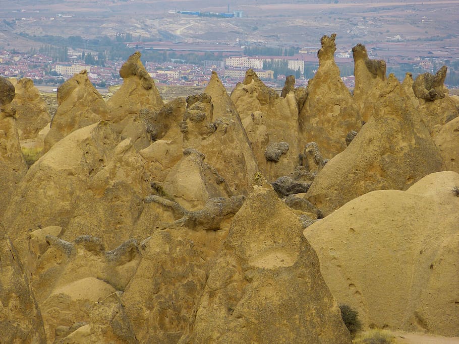 Cappadocia, Tufa, Rock, Formations, rock formations, turkey, landscape, nature, rock - Object, goreme