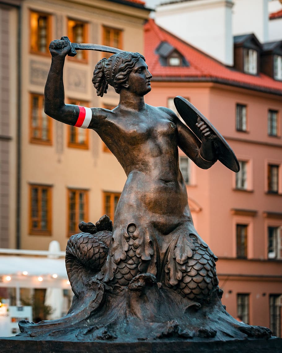 warsaw, warsaw uprising, monument, the capital of the, sculpture, the statue, tourism, fountain, architecture, history