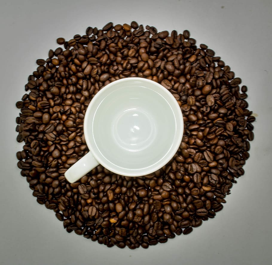 makes, world, go, round, Coffee, world go round, beans, coffee beans, cup, bean