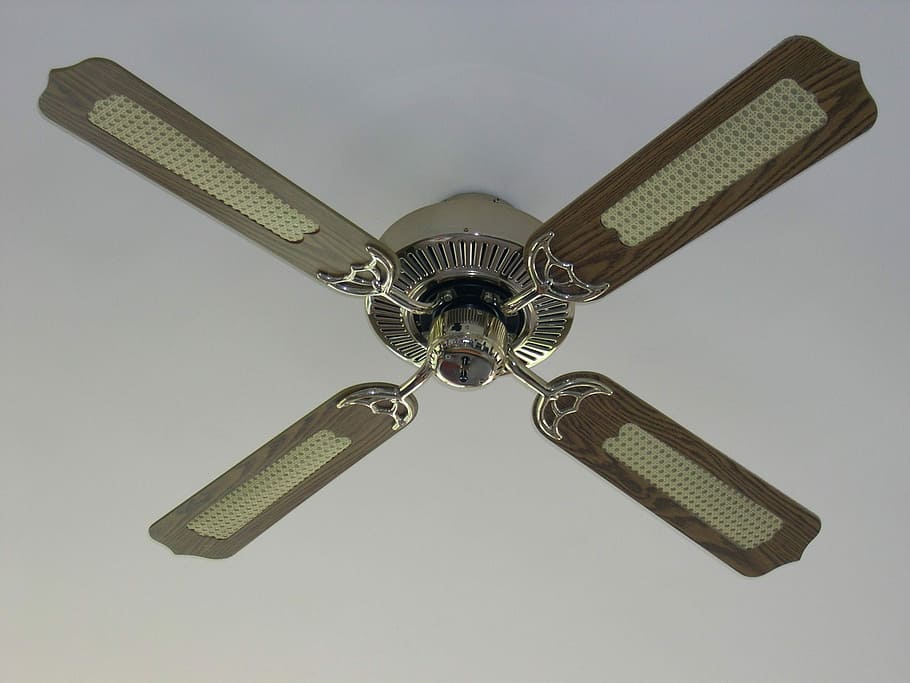 Air Conditioning, Ceiling, Interior, fan, cooling, wind, propeller, electrical, science, technology