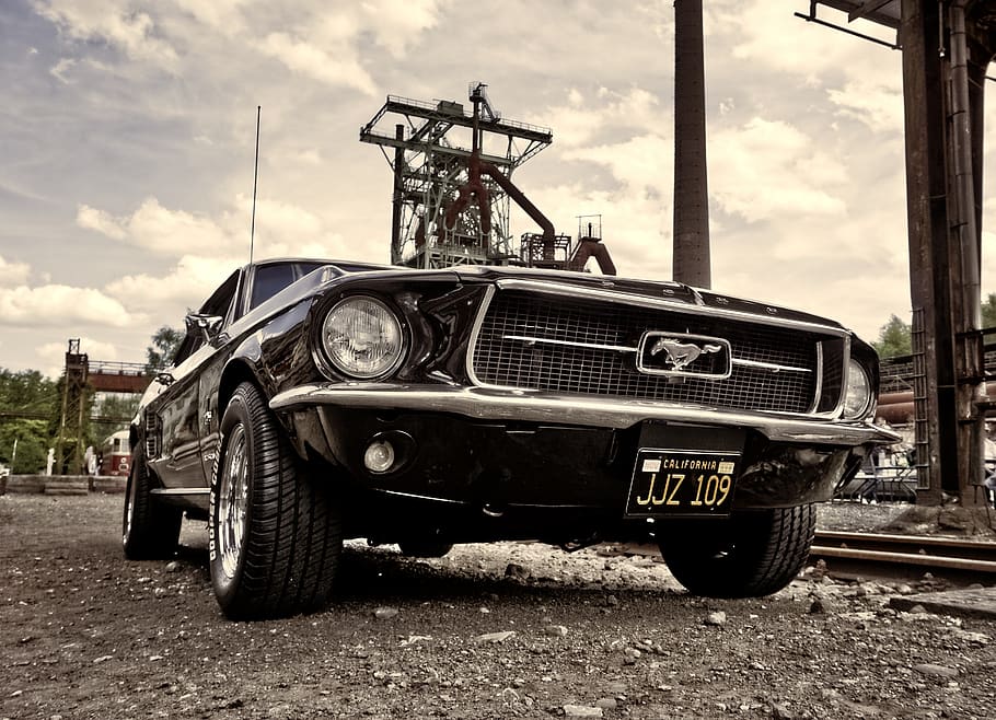 auto, oldtimer, mustang, ford, retro, automotive, classic, vehicle, sports car, car
