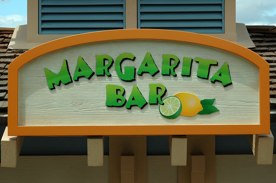 margarita bar signage, bar sign, bar, margarita, sign, drink, pub, symbol, cafe, nightclub