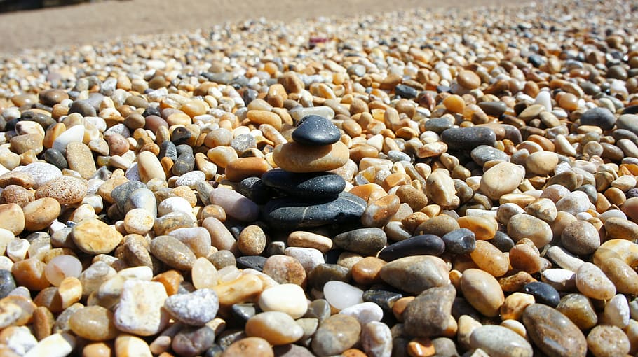 seixo, praia, pedras, natureza, mar, praia de calhau, pedra, pedra - objeto, rocha, sólido