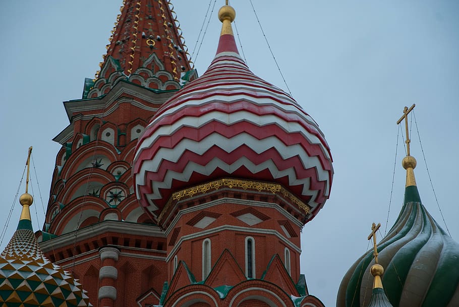 モスクワ, 赤の広場, 聖バジル大聖堂, 正教会, 球根, 旅行の目的地, 建築, 歴史, 空, 旅行