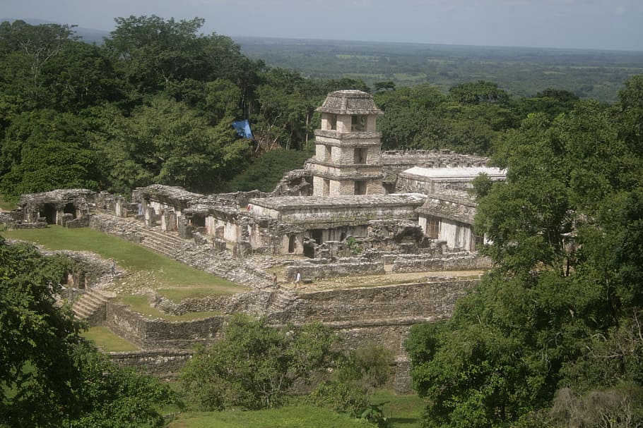 Palenque, Prehispánico, Maya, Ruinas, México, Arquitectura, Cultura, Chiapas, Edificio, Turismo