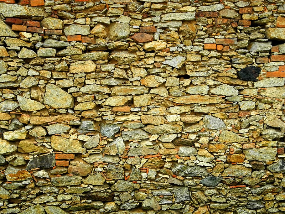 parede de pedra multicolorida, parede, parede velha, textura, parede de pedra, pedra, velho, planos de fundo, padrão, tijolo