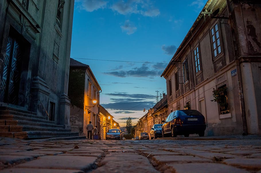 Petrovaradin, Serbia, Old, Architecture, town, europe, destination, cityscape, history, street