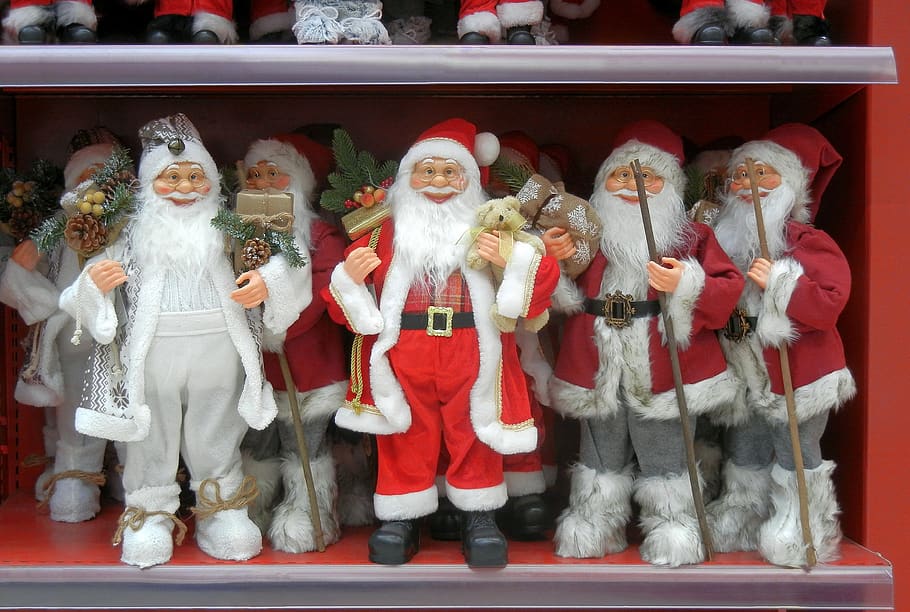 santa claus, christmas, holidays, winter, decoration, red, celebration, figurine, xmas, december