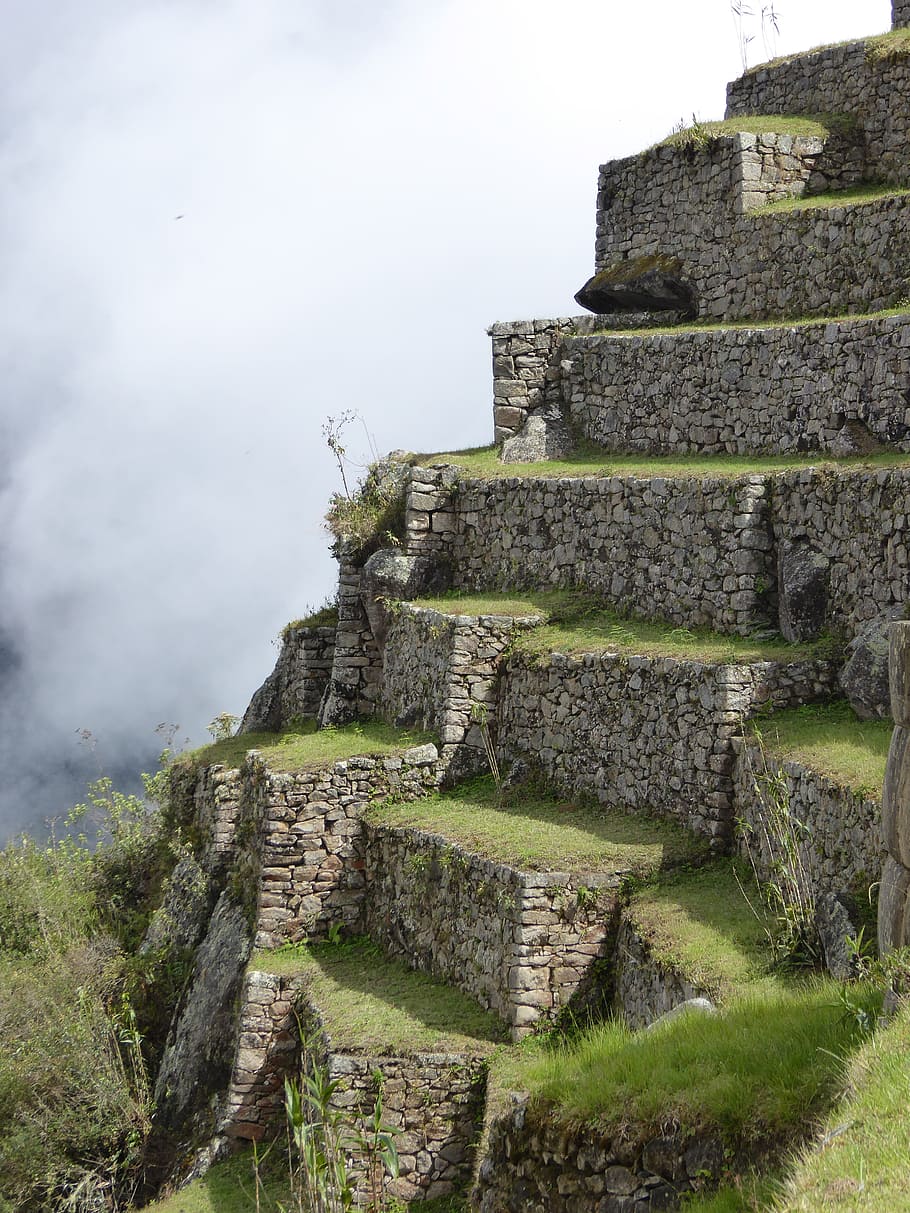 ペルー マチュピチュ テラス 古い遺跡 歴史 古代 建築 階段 建造物 過去 Pxfuel