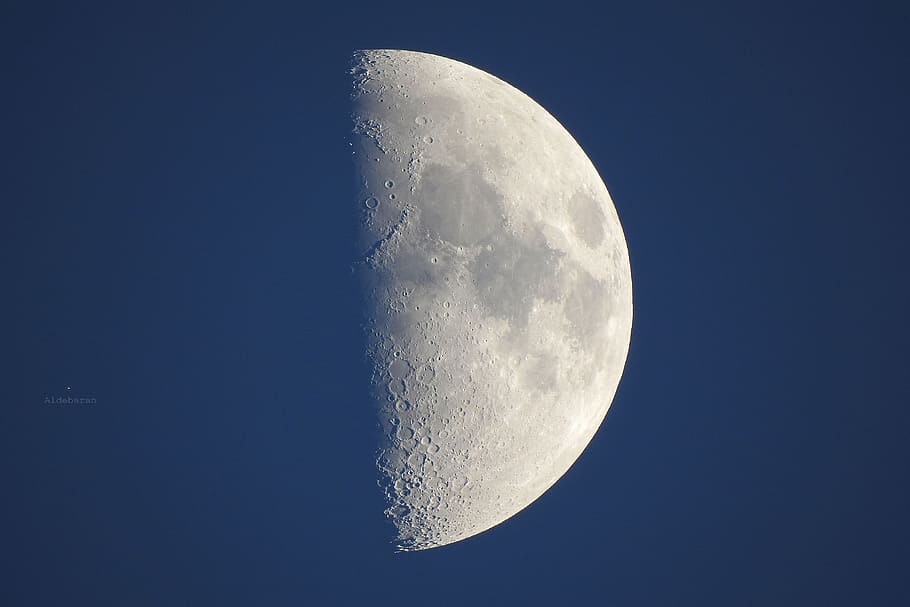 moon, aldebaran, occultation, February 23, 2018, full moon, space, sky, astronomy, night