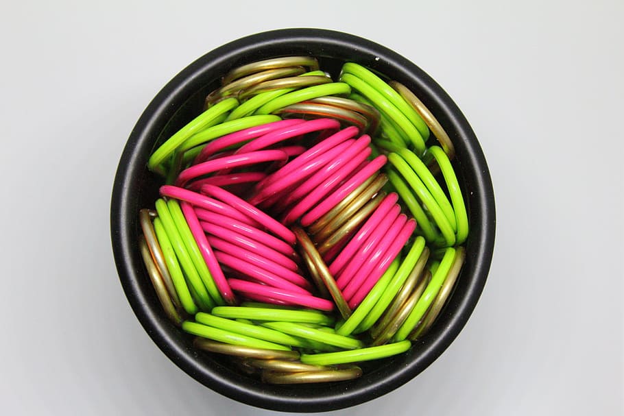 Paperclips, Office Supplies, Pen, Holder, pen holder, business, accessories, clip, office material, green Color