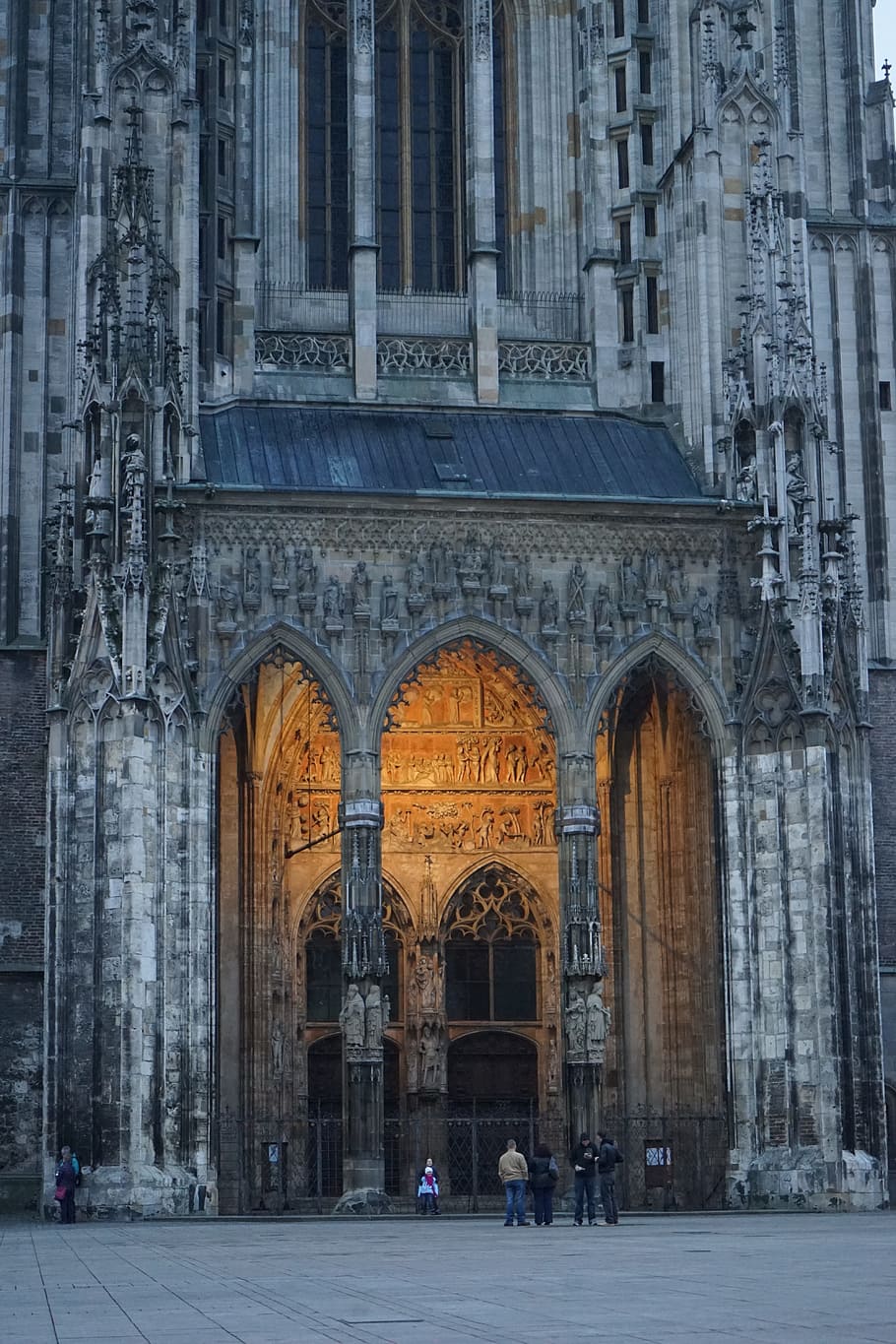 minster portal, portal, münster, input, ulm cathedral, cathedral, dom, church, entrance portal, enter