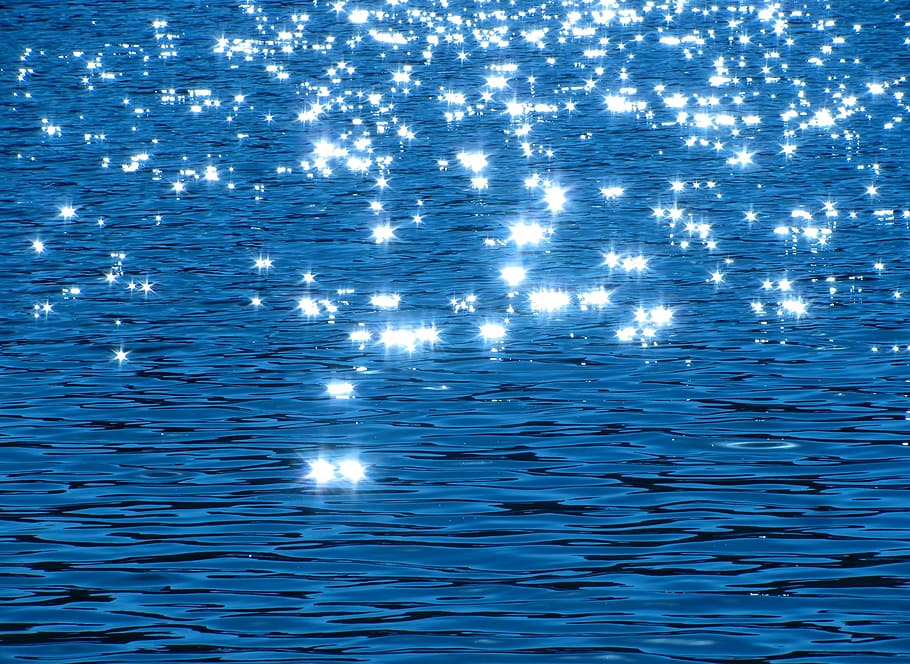 fotografía de luces bokeh, cuerpo, agua, destellos, superficie del agua, aqua, lago, brno, prigl, reflexiones